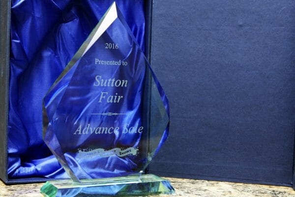 Advanced Sales Achievement Award: Sutton Fair